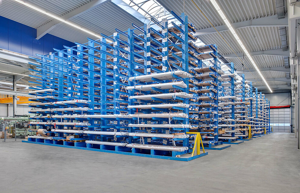 cantilever racking for the metal trade