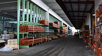 cantilever racking, timber storage